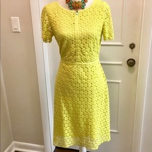 Lands End Lace Eyelet Dress